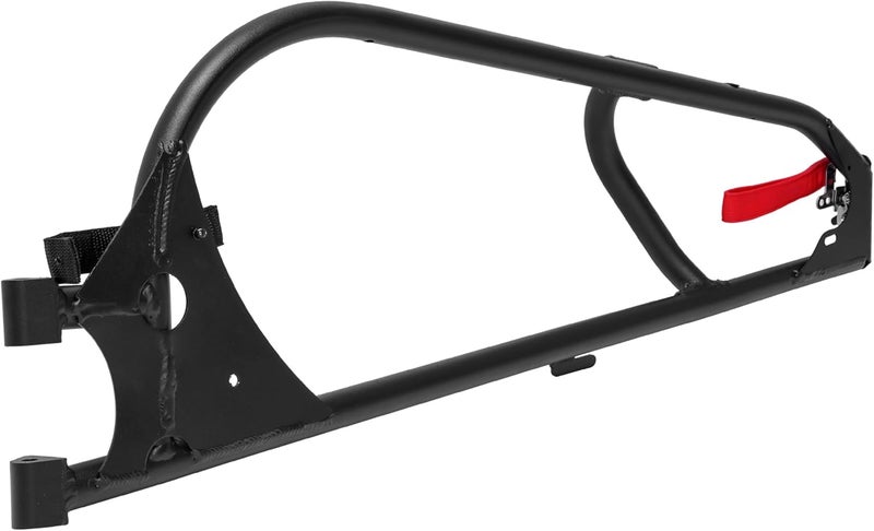TEBEDI Front Door Frame Left Upper Compatible with 2017-2024 Can-Am Maverick X3 RS RR XRS (4 or 2 Door) Aluminium Powder Coated Black Driver Side - Image 5